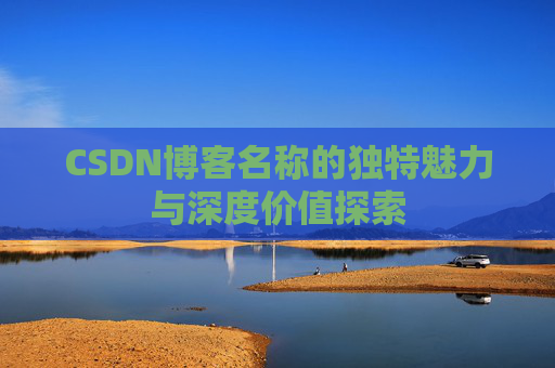 CSDN博客名称的独特魅力与深度价值探索